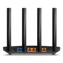 Wireless Router, TP-LINK, Wireless Router, 1500 Mbps, Wi-Fi 6, 1 WAN, 3x10 / 100 / 1000M, Number of antennas 4, ARCHERAX