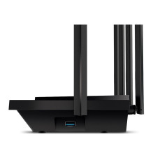 Wireless Router, TP-LINK, Wireless Router, 5400 Mbps, USB 3.0, 1 WAN, 4x10 / 100 / 1000M, Number of antennas 6, ARCHERAX