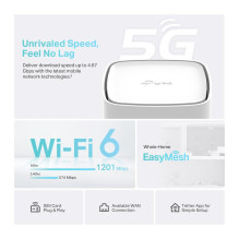 Wireless Router, TP-LINK, Router, 1800 Mbps, Mesh, LAN \ WAN ports 1, Number of antennas 10, ARCHERNX210