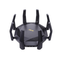 Wireless Router, ASUS, 6000 Mbps, Mesh, Wi-Fi 6, USB 3.1, 9x10 / 100 / 1000M, 1x10GbE, 1xSPF+, Number of antennas 8, RT-