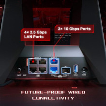 Wireless Router, TP-LINK, Router, 19000 Mbps, LAN \ WAN ports 2, ARCHERGE800