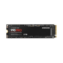 SSD, SAMSUNG, 990 PRO, 2TB, M.2, PCIE, NVMe, MLC, Rašymo greitis 6900 MB/s, Skaitymo greitis 7450 MB/s, 2,3 mm, TBW 1200