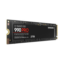SSD, SAMSUNG, 990 PRO, 2TB, M.2, PCIE, NVMe, MLC, Rašymo greitis 6900 MB/s, Skaitymo greitis 7450 MB/s, 2,3 mm, TBW 1200