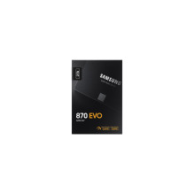 SSD, SAMSUNG, 870 EVO, 2TB, SATA, SATA 3.0, MLC, Rašymo greitis 530 MB/s, Skaitymo greitis 560 MB/s, 2,5', TBW 1200 TB, 