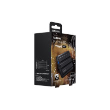 External SSD, SAMSUNG, T7, 4TB, USB 3.2, Write speed 1000 MBytes / sec, Read speed 1050 MBytes / sec, MU-PE4T0S / EU