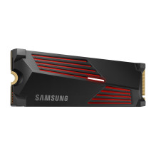 SSD, SAMSUNG, 990 PRO with Heatsink, 4TB, M.2, PCIe Gen4, NVMe, TLC, Write speed 6900 MBytes / sec, Read speed 7450 MByt