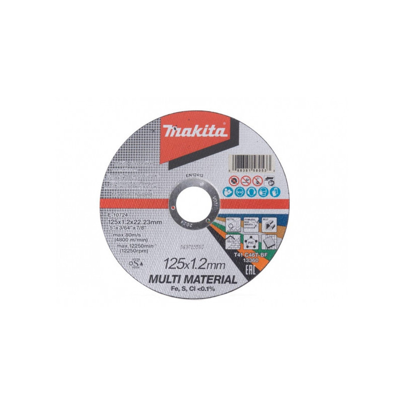 Makita CUTTING WHEEL 125X1.2MM MULTIMATERIAL