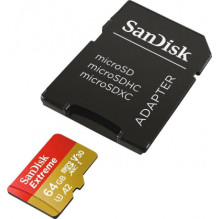 „Sandisk EXTREME micro SDXC“ 64 GB SDSQXA2-064G-GN6AA