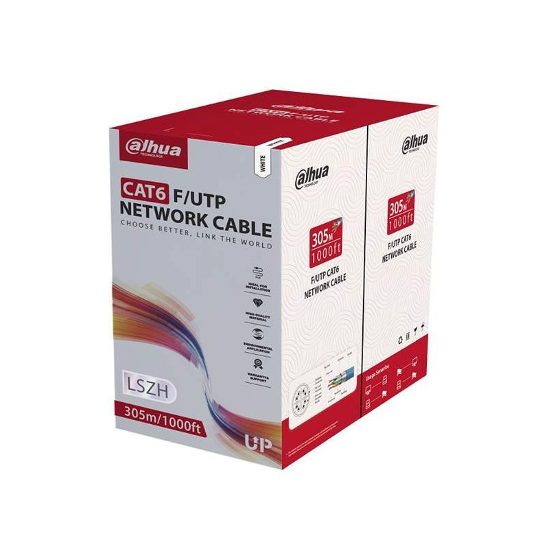 KABELIS CAT6 UTP 305M BALTA / PFM923I-6FN-CD-BALTA DAHUA