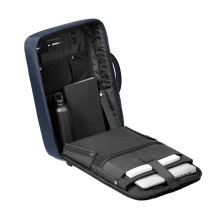 XD DESIGN ANTI-THEFT BACKPACK / BRIEFCASE BOBBY BIZZ 2.0 NAVY P / N: P705.925 XD DESIGN ANTI-THEFT BACKPACK / BRIEFCASE BOBBY BIZZ 2.0 NAVY P / N: P705.925