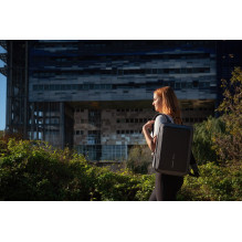 XD DESIGN ANTI-THEFT BACKPACK / BRIEFCASE BOBBY BIZZ 2.0 GREY P / N: P705.922 XD DESIGN ANTI-THEFT BACKPACK / BRIEFCASE BOBBY BIZZ 2.0 GREY P / N: P705.922