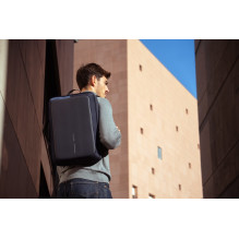 XD DESIGN ANTI-THEFT BACKPACK / BRIEFCASE BOBBY BIZZ 2.0 NAVY P / N: P705.925 XD DESIGN ANTI-THEFT BACKPACK / BRIEFCASE BOBBY BIZZ 2.0 NAVY P / N: P705.925
