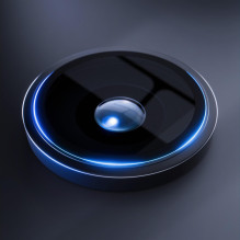 3mk Lens Protection Pro Black Hybrid Glass for the Camera Lens on the Samsung Galaxy S26 Pro