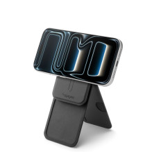 Spigen Slim Fold Tripod Wallet S314-2 MagSafe Magnetic Phone Case - Black