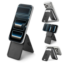 Spigen Slim Fold Tripod Wallet S314-2 MagSafe Magnetic Phone Case - Black