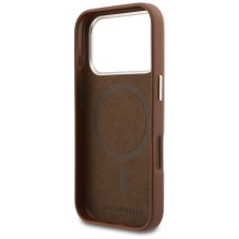 Karl Lagerfeld Karl Head Logo MagSafe Case for iPhone 17 Pro Max - Brown