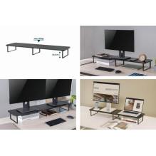 DISPLAY ACC ADJUSTABLE STAND / RECTANGLE MS-TABLE2-01 GEMBIRD