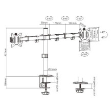 EKRANAS ACC MONTAVIMAS / 17-32' MA-D2-01 GEMBIRD