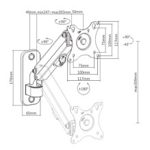 DISPLAY ACC MOUNTING ARM 27" / MA-WA1-01 GEMBIRD DISPLAY ACC MOUNTING ARM 27" / MA-WA1-01 GEMBIRD