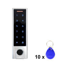 PNI DK350 Access Control Keyboard Package with Wi-Fi, Tuya App and 10 Pieces TEM01 125 KHz 64 bit Tag