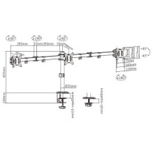 EKRANAS ACC MONTAVIMAS / 17-27' MA-D3-01 GEMBIRD EKRANAS ACC MONTAVIMAS / 17-27' MA-D3-01 GEMBIRD