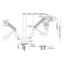 DISPLAY ACC MOUNTING ARM / 17-32" MA-DA2-02 GEMBIRD DISPLAY ACC MOUNTING ARM / 17-32" MA-DA2-02 GEMBIRD
