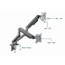 DISPLAY ACC MOUNTING ARM / 17-32" MA-DA2-05 GEMBIRD DISPLAY ACC MOUNTING ARM / 17-32" MA-DA2-05 GEMBIRD