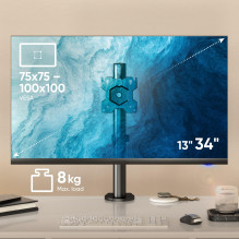 MONITOR ACC DESK MOUNT / 13-34" BLACK D101E-B ONKRON