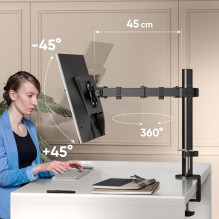 MONITORIAUS PRIEDAS STALO LAIKIKLIS / 13–34 COLIŲ JUODAS D121E-B ONKRON MONITORIAUS PRIEDAS STALO LAIKIKLIS / 13–34 COLIŲ JUODAS D121E-B ONKRON