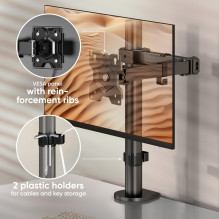 MONITOR ACC DESK MOUNT / 13-34" BLACK D121E-B ONKRON