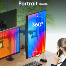 MONITOR ACC DESK MOUNT / 13-32" BLACK D221E-B ONKRON MONITOR ACC DESK MOUNT / 13-32" BLACK D221E-B ONKRON