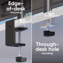 MONITOR ACC DESK MOUNT / 13-32" BLACK D221E-B ONKRON MONITOR ACC DESK MOUNT / 13-32" BLACK D221E-B ONKRON