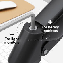 MONITOR ACC DESK MOUNT / 13-32" BLACK G45-B ONKRON