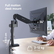 MONITOR ACC DESK MOUNT / 13-34" BLACK G75-B ONKRON