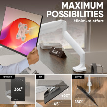 MONITORIAUS PRIEDAS STALO LAIKIKLIS / 13-32" BALTA G100-W ONKRON