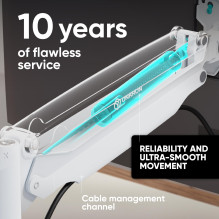 MONITORIAUS PRIEDAS STALO LAIKIKLIS / 13-32" BALTA G100-W ONKRON