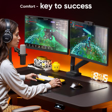 MONITOR ACC DESK MOUNT / 13-32" BLACK G160-B ONKRON MONITOR ACC DESK MOUNT / 13-32" BLACK G160-B ONKRON