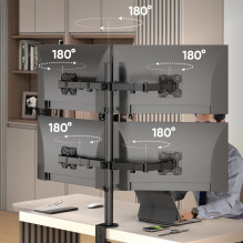 MONITOR ACC DESK MOUNT / 13-32" BLACK D421E-B ONKRON MONITOR ACC DESK MOUNT / 13-32" BLACK D421E-B ONKRON
