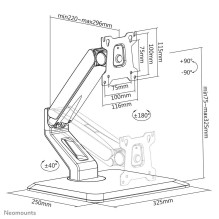 MONITOR ACC DESK MOUNT 10-32" / FPMA-D885BLACK NEOMOUNTS MONITOR ACC DESK MOUNT 10-32" / FPMA-D885BLACK NEOMOUNTS