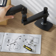 MONITOR ACC DESK MOUNT / 17-38" BLACK MS75-B ONKRON