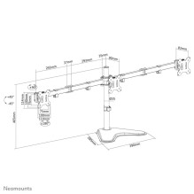 MONITOR ACC DESK MOUNT 13-27" / FPMA-D550DD3BLACK NEOMOUNTS