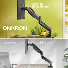 MONITOR ACC DESK MOUNT / 13-32" BLACK G200-B ONKRON
