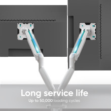 MONITOR ACC DESK MOUNT / 13-32" WHITE G200-W ONKRON MONITOR ACC DESK MOUNT / 13-32" WHITE G200-W ONKRON