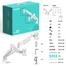 MONITOR ACC DESK MOUNT / 13-32" WHITE G200-W ONKRON MONITOR ACC DESK MOUNT / 13-32" WHITE G200-W ONKRON