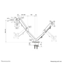 MONITOR ACC DESK MOUNT 17-27" / DS70-700BL2 NEOMOUNTS