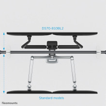 MONITOR ACC DESK MOUNT 17-32" / DS70-810BL2 NEOMOUNTS MONITOR ACC DESK MOUNT 17-32" / DS70-810BL2 NEOMOUNTS