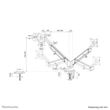 MONITOR ACC DESK MOUNT 17-32" / DS70-810BL2 NEOMOUNTS MONITOR ACC DESK MOUNT 17-32" / DS70-810BL2 NEOMOUNTS
