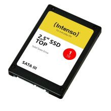 SSD, INTENSO, 1TB, SATA 3.0, SLC, Write speed 500 MBytes / sec, Read speed 520 MBytes / sec, 2,5", 3812460
