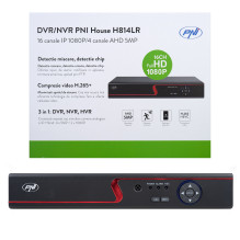 PNI House H814LR DVR / NVR - 16 „Full HD 1080P“ IP kanalų arba 4 5MP analoginiai kanalai PNI House H814LR DVR / NVR - 16 „Full HD 1080P“ IP kanalų arba 4 5MP analoginiai kanalai
