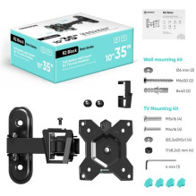 TV SET ACC WALL MOUNT / 10-35" / BLACK R2-B ONKRON